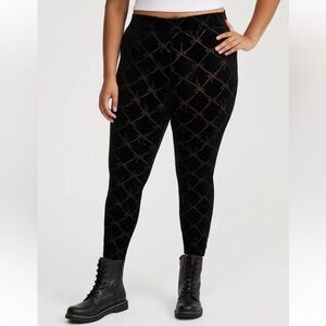 Torrid Burnout Velvet Legging